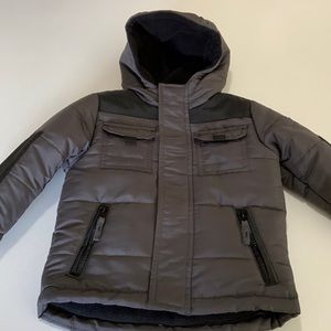 Rothschild winter coat grey/black